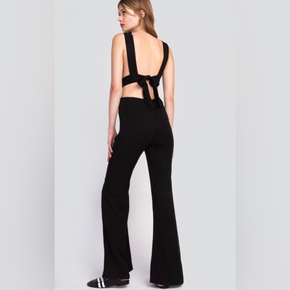 Wildfox Salty Blonde Jumpsuit in Black